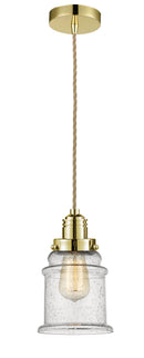 Innovations Lighting Canton 1 Light 11.25 inch Mini Pendant 100GD-10RE-2H-GD-G184