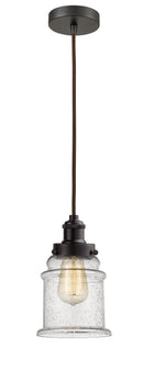 Innovations Lighting Canton 1 Light 11.25 inch Mini Pendant 100OB-10BR-1H-OB-G184