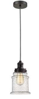 Innovations Lighting Canton 1 Light 11.25 inch Mini Pendant 100OB-10BW-1H-OB-G184