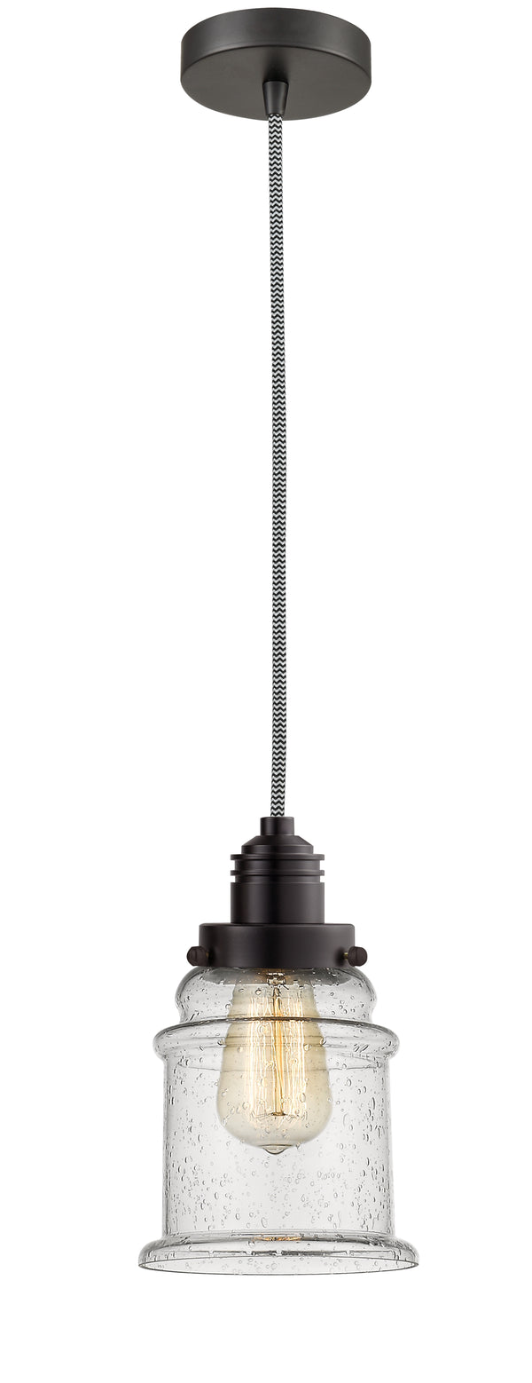 Innovations Lighting Canton 1 Light 11.25 inch Mini Pendant 100OB-10BW-2H-OB-G184