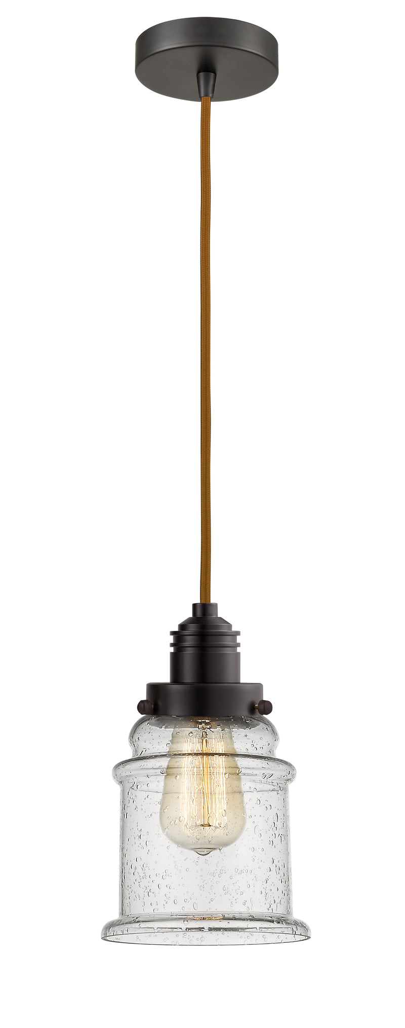 Innovations Lighting Canton 1 Light 11.25 inch Mini Pendant 100OB-10CR-2H-OB-G184