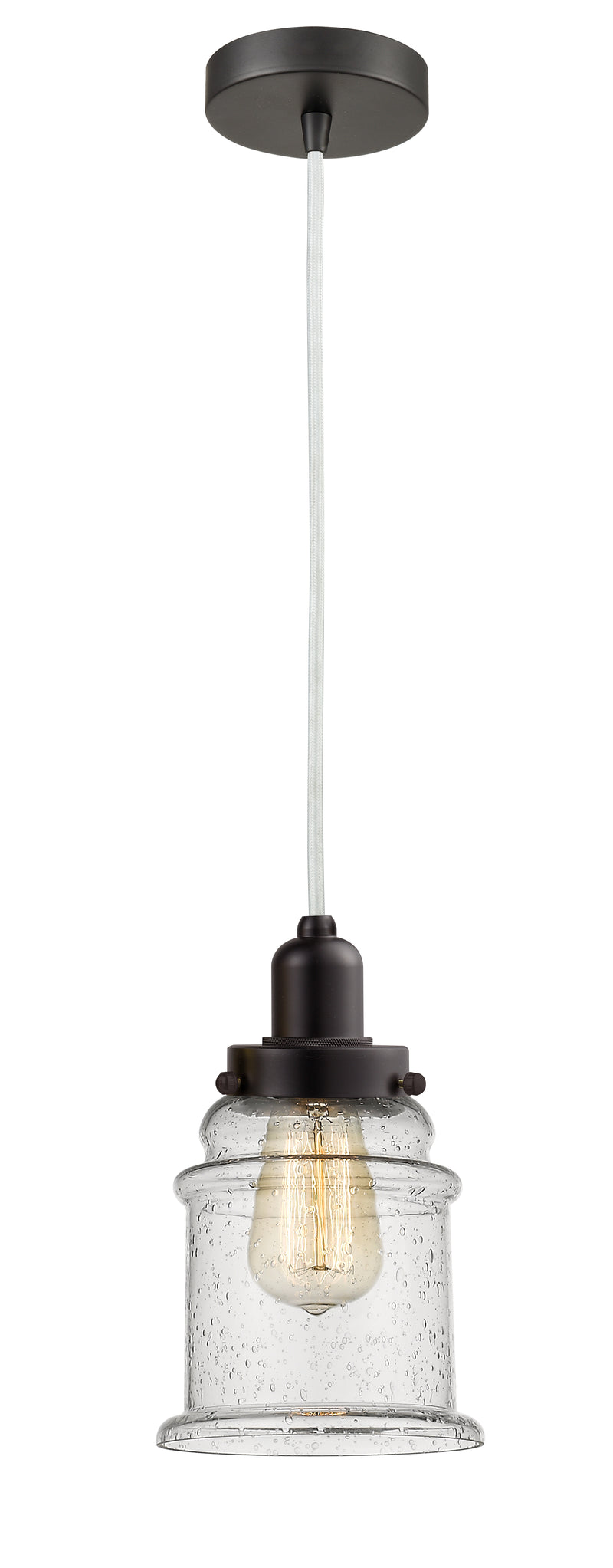 Innovations Lighting Canton 1 Light 11.25 inch Mini Pendant 100OB-10W-0H-OB-G184