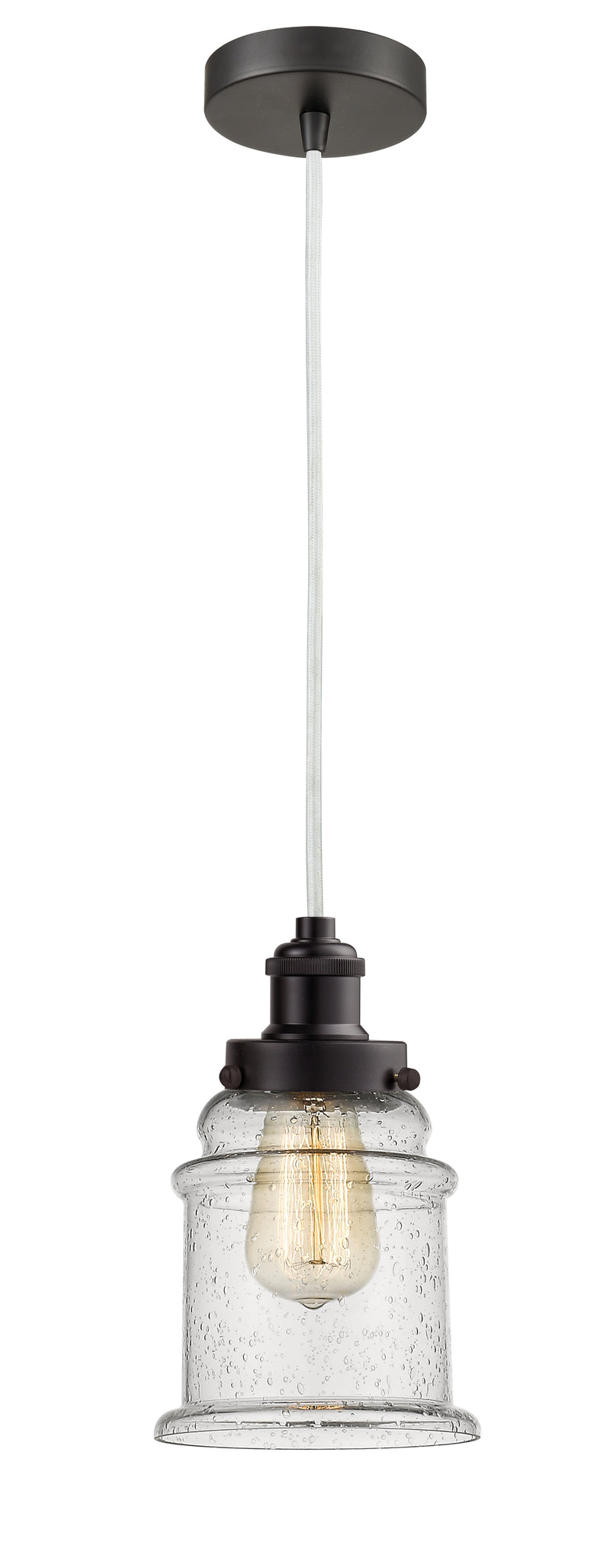 Innovations Lighting Canton 1 Light 11.25 inch Mini Pendant 100OB-10W-1H-OB-G184