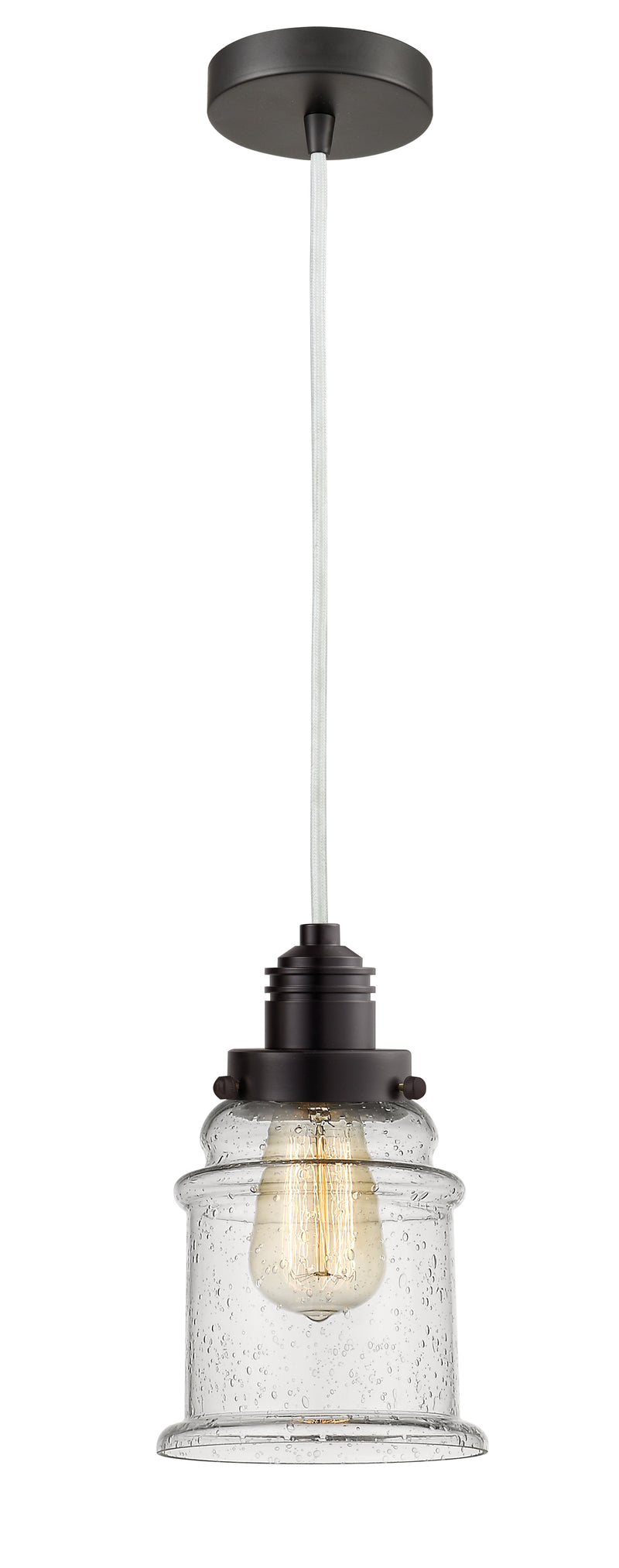 Innovations Lighting Canton 1 Light 11.25 inch Mini Pendant 100OB-10W-2H-OB-G184