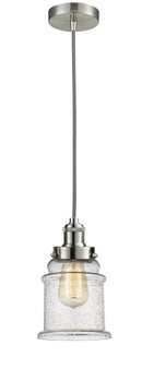 Innovations Lighting Canton 1 Light 11.25 inch Mini Pendant 100SN-10BW-1H-SN-G184