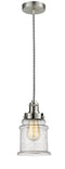 Innovations Lighting Canton 1 Light 11.25 inch Mini Pendant 100SN-10BW-1H-SN-G184