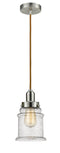 Innovations Lighting Canton 1 Light 11.25 inch Mini Pendant 100SN-10CR-0H-SN-G184