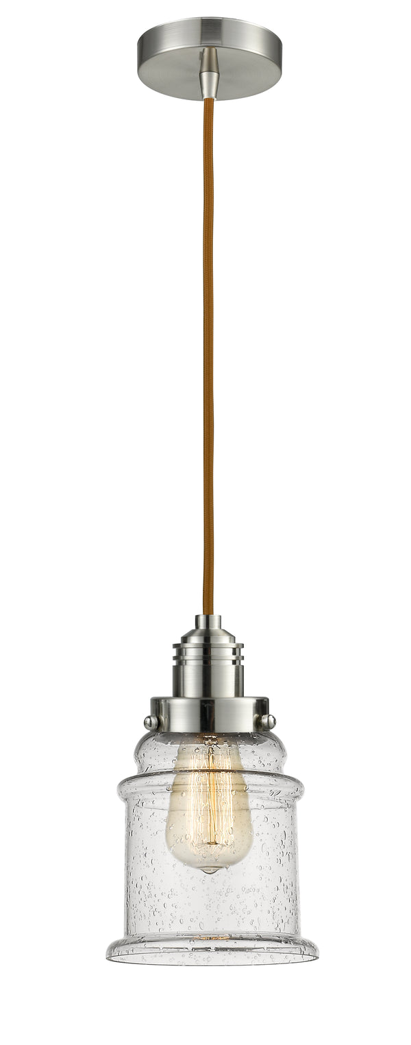 Innovations Lighting Canton 1 Light 11.25 inch Mini Pendant 100SN-10CR-2H-SN-G184