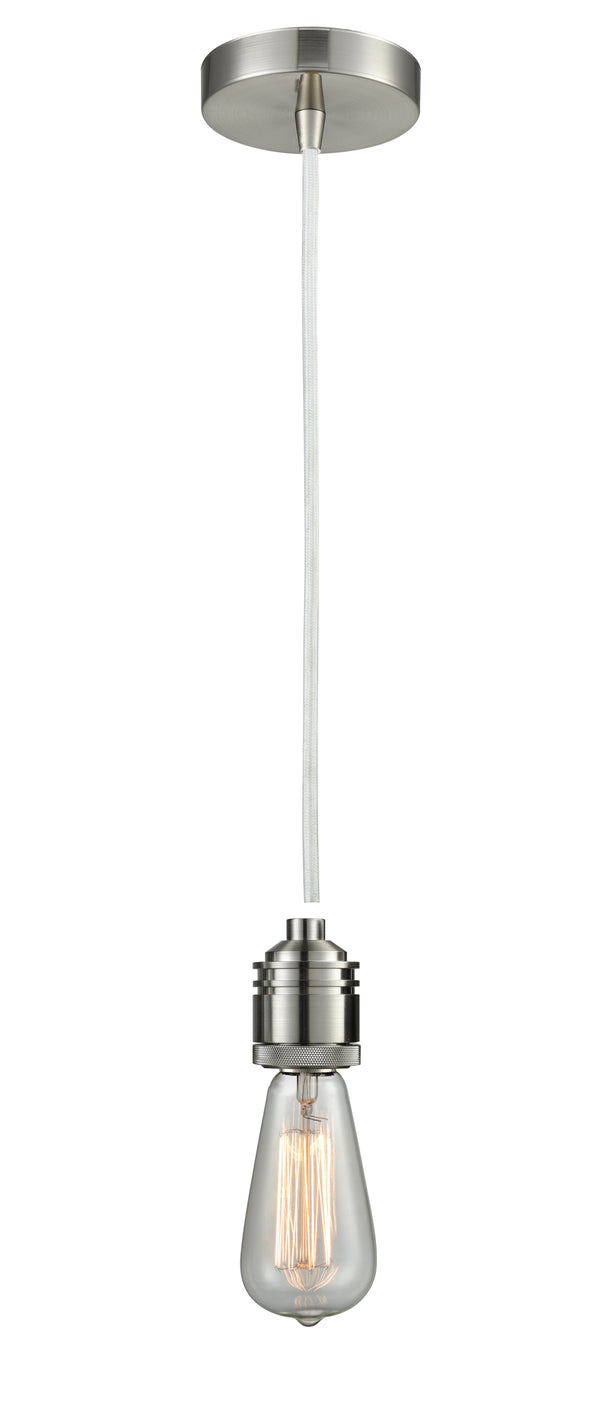 Innovations Lighting Bare Bulb 1 Light 2.75 inch Mini Pendant 100SN-10W-2SN