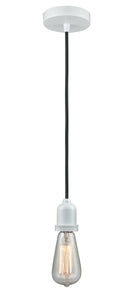 Innovations Lighting Bare Bulb 1 Light 2.75 inch Mini Pendant 100W-10BK-0W