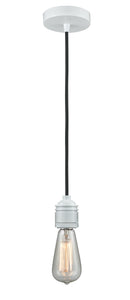 Innovations Lighting Bare Bulb 1 Light 2.75 inch Mini Pendant 100W-10BK-2W