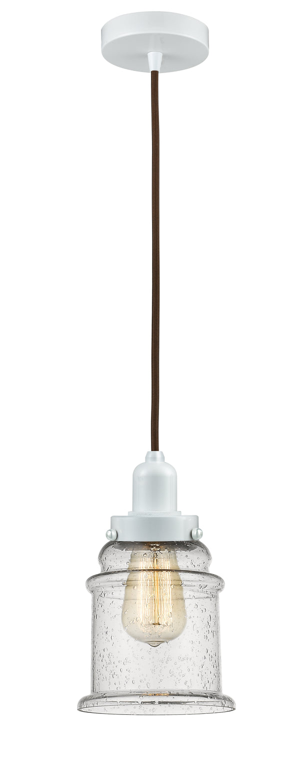 Innovations Lighting Canton 1 Light 11.25 inch Mini Pendant 100W-10BR-0H-W-G184