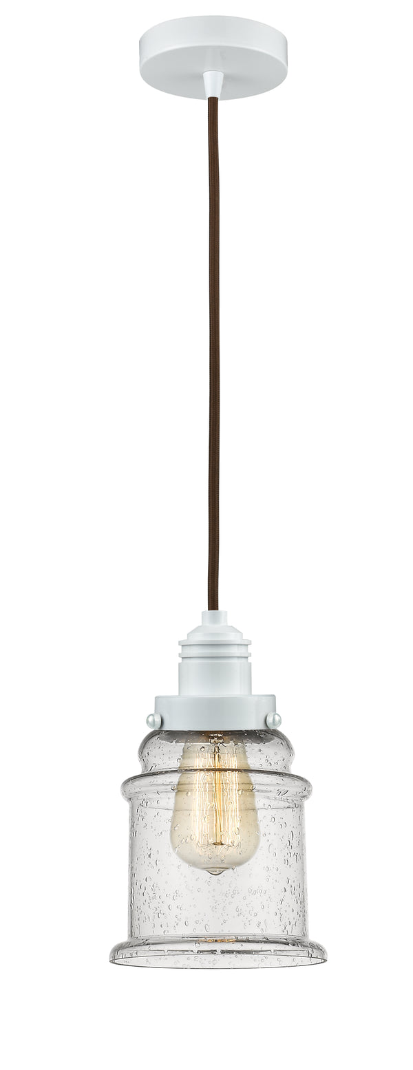 Innovations Lighting Canton 1 Light 11.25 inch Mini Pendant 100W-10BR-2H-W-G184