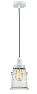 Innovations Lighting Canton 1 Light 11.25 inch Mini Pendant 100W-10BW-0H-W-G184