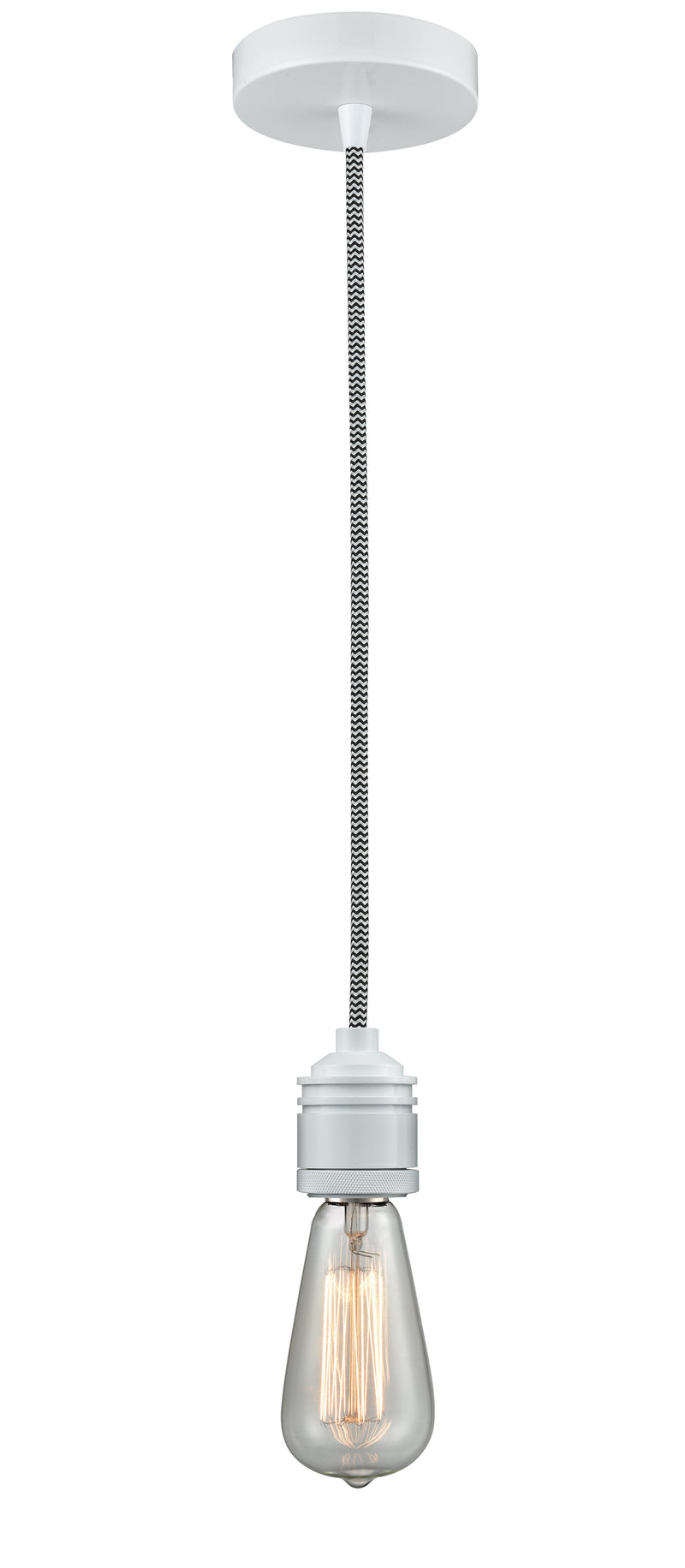 Innovations Lighting Bare Bulb 1 Light 2.75 inch Mini Pendant 100W-10BW-2W