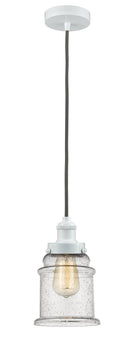 Innovations Lighting Canton 1 Light 11.25 inch Mini Pendant 100W-10GY-1H-W-G184