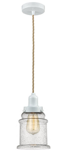 Innovations Lighting Canton 1 Light 11.25 inch Mini Pendant 100W-10RE-0H-W-G184