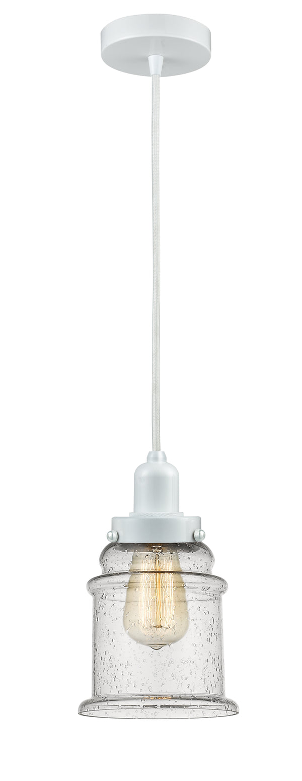 Innovations Lighting Canton 1 Light 11.25 inch Mini Pendant 100W-10W-0H-W-G184