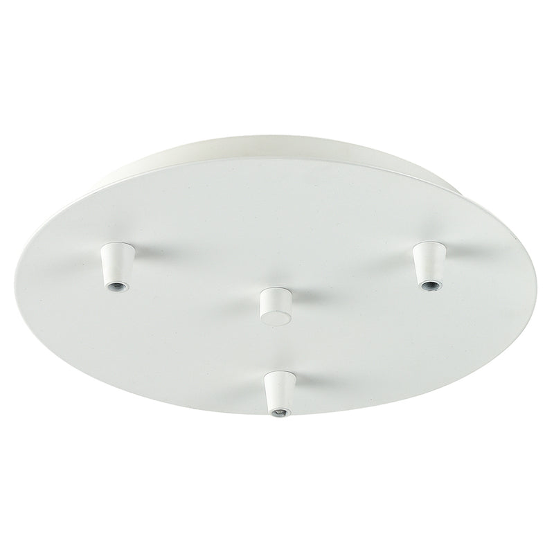 Custom Cord Multi Port Canopy shown in the White finish