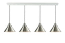 Innovations Lighting Briarcliff 4 Light 12 inch Linear Pendant 124W-10GY-2H-SN-M10-SN