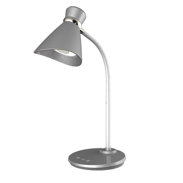 Dainolite 6W Desk Lamp, Silver Finish 132LEDT-SV