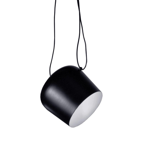 Dainolite 1 Light Adjustable Pendant, Matte Black 1605P-BK