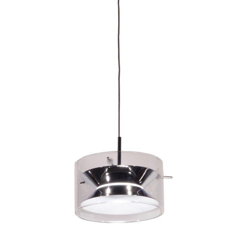 Dainolite Mini Pendant, Polished Chrome 185LED-1P-PC