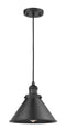 Innovations Lighting Briarcliff 1-100 watt 10 inch Matte Black Mini Pendant  Matte Black Briarcliff shades  201CBKM10BK