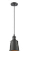 Innovations Lighting Addison 1-100 watt 5 inch Oil Rubbed Bronze Mini Pendant  Oil Rubbed Bronze Addison shades  201COBM9OB