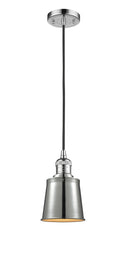 Innovations Lighting Addison 1-100 watt 5 inch Polished Chrome Mini Pendant  Polished Chrome Addison shades  201CPCM9PC