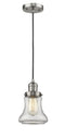 Innovations Lighting Bellmont 1-100 watt 6.5 inch Brushed Satin Nickel Mini Pendant  Clear glass 201CSNG192