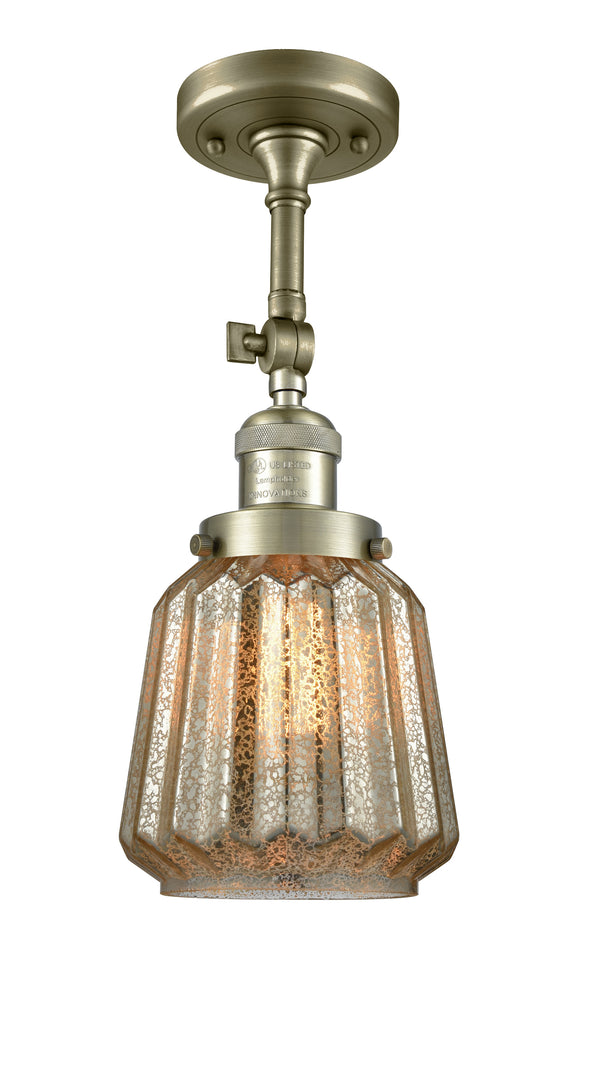 Innovations Lighting Chatham 1 Light Semi-Flush Mount Part Of The Franklin Restoration Collection 201F-AB-G146