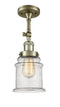 Innovations Lighting Canton 1 Light Semi-Flush Mount Part Of The Franklin Restoration Collection 201F-AB-G184-LED