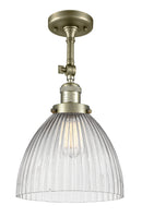 Innovations Lighting Seneca Falls 1 Light Semi-Flush Mount Part Of The Franklin Restoration Collection 201F-AB-G222-LED