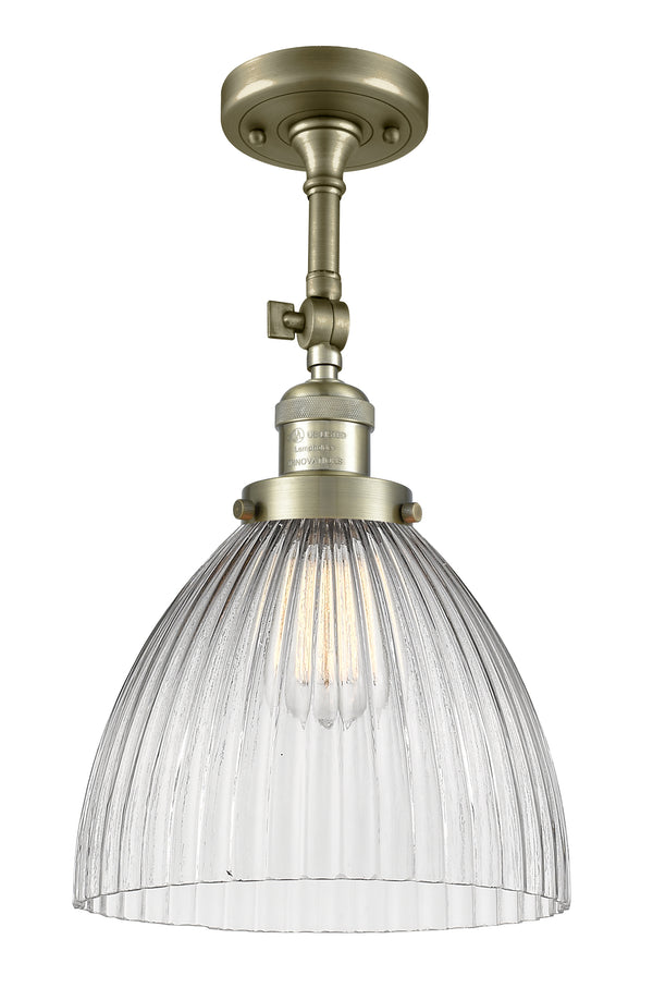 Innovations Lighting Seneca Falls 1 Light Semi-Flush Mount Part Of The Franklin Restoration Collection 201F-AB-G222