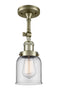 Innovations Lighting Small Bell 1 Light Semi-Flush Mount Part Of The Franklin Restoration Collection 201F-AB-G52-LED