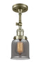 Innovations Lighting Small Bell 1 Light Semi-Flush Mount Part Of The Franklin Restoration Collection 201F-AB-G53-LED