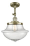 Innovations Lighting Oxford 1 Light 11.75" Semi-Flush Mount 201F-AB-G544