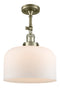 Innovations Lighting X-Large Bell 1 Light Semi-Flush Mount Part Of The Franklin Restoration Collection 201F-AB-G71-L-LED