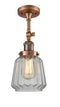 Innovations Lighting Chatham 1 Light Semi-Flush Mount Part Of The Franklin Restoration Collection 201F-AC-G142-LED