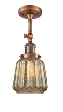 Innovations Lighting Chatham 1 Light Semi-Flush Mount Part Of The Franklin Restoration Collection 201F-AC-G146