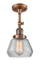 Innovations Lighting Fulton 1 Light Semi-Flush Mount Part Of The Franklin Restoration Collection 201F-AC-G172-LED