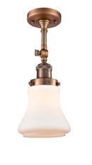 Innovations Lighting Bellmont 1 Light Semi-Flush Mount Part Of The Franklin Restoration Collection 201F-AC-G191