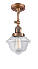 Innovations Lighting Small Oxford 1 Light Semi-Flush Mount Part Of The Franklin Restoration Collection 201F-AC-G532