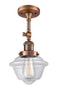 Innovations Lighting Small Oxford 1 Light Semi-Flush Mount Part Of The Franklin Restoration Collection 201F-AC-G532