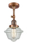 Innovations Lighting Small Oxford 1 Light Semi-Flush Mount Part Of The Franklin Restoration Collection 201F-AC-G534-LED