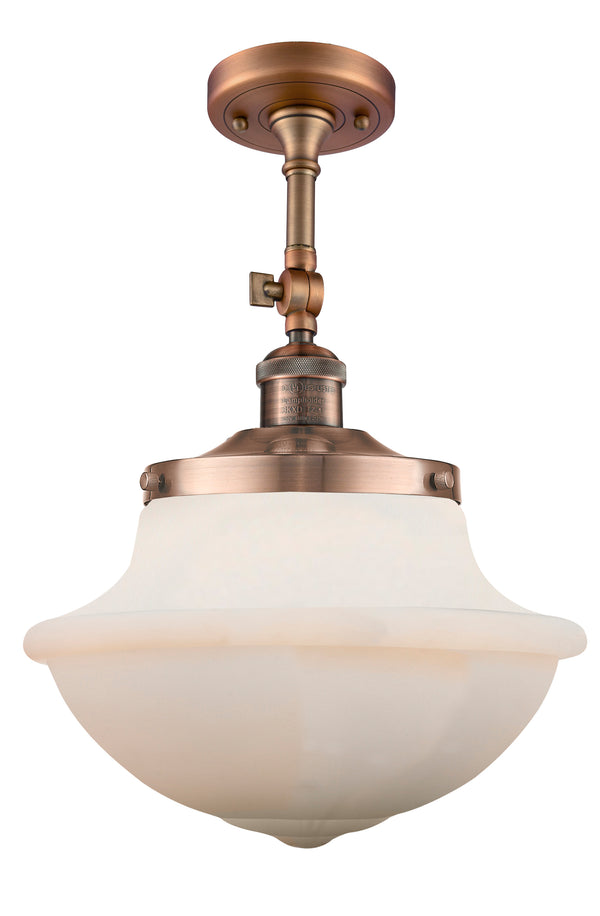 Innovations Lighting Oxford 1 Light 11.75" Semi-Flush Mount 201F-AC-G541