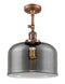 Innovations Lighting X-Large Bell 1 Light Semi-Flush Mount Part Of The Franklin Restoration Collection 201F-AC-G73-L