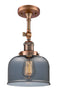 Innovations Lighting Large Bell 1 Light Semi-Flush Mount Part Of The Franklin Restoration Collection 201F-AC-G73