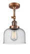 Innovations Lighting Large Bell 1 Light Semi-Flush Mount Part Of The Franklin Restoration Collection 201F-AC-G74